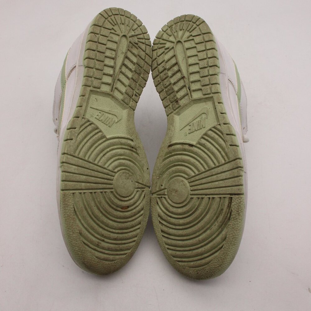 Nike Dunk Men's Size 9 Low White/Honeydew Sneaker Shoes Sneakers DV0831-105 - Picture 7 of 9
